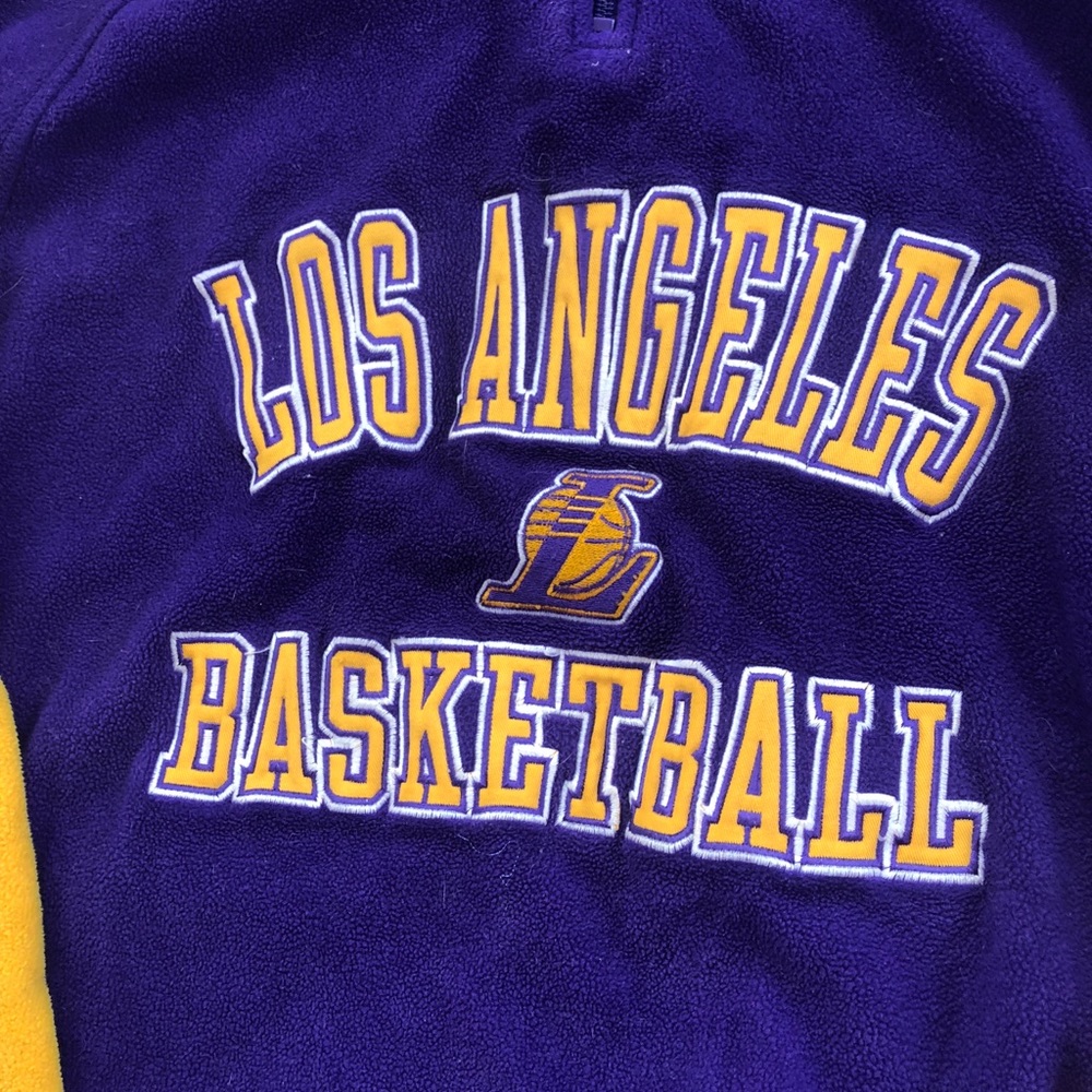 Lakers Basketball Fleece Zip Up - Picture 2 of 6